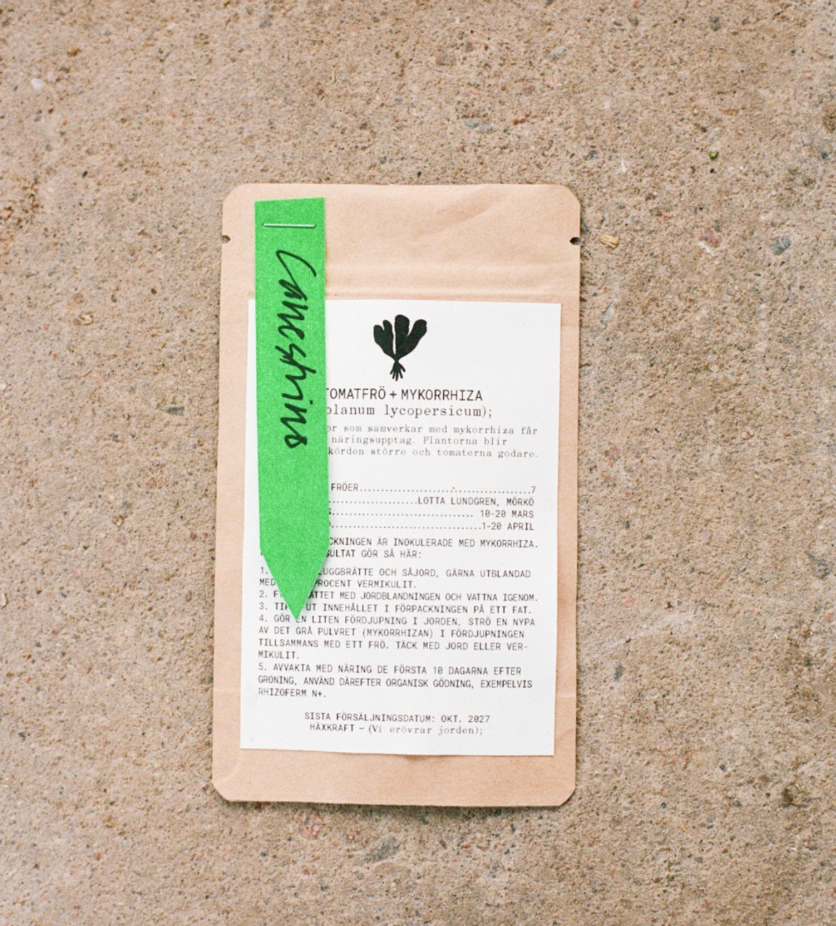 Canestrino di Lucca, frö + mykorrhiza